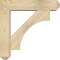 Ekena Millwork Westlake Craftsman Rough Sawn Bracket w/ Offset Brace, Douglas Fir, 6"W x 24"D x 24"H BKT0604X24X24WTL04RDF - alternate 4
